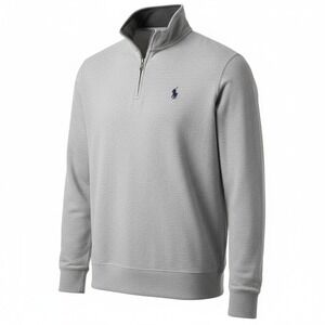Polo‎ Ralph Lauren Performance Heather Gray 1/4 Zip Pullover Sweatshirt Men's XL